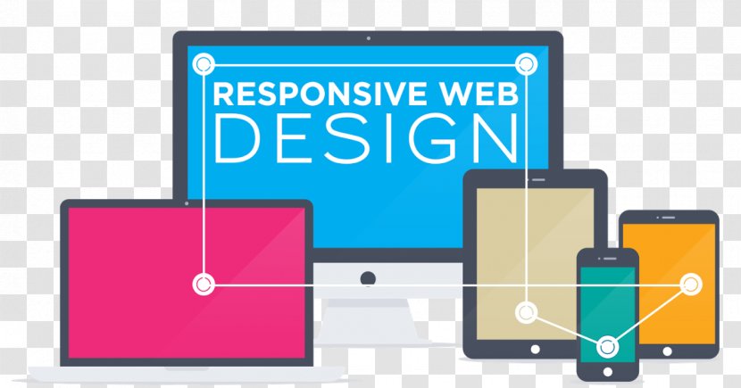 Responsive Web Design Development - Blue Transparent PNG