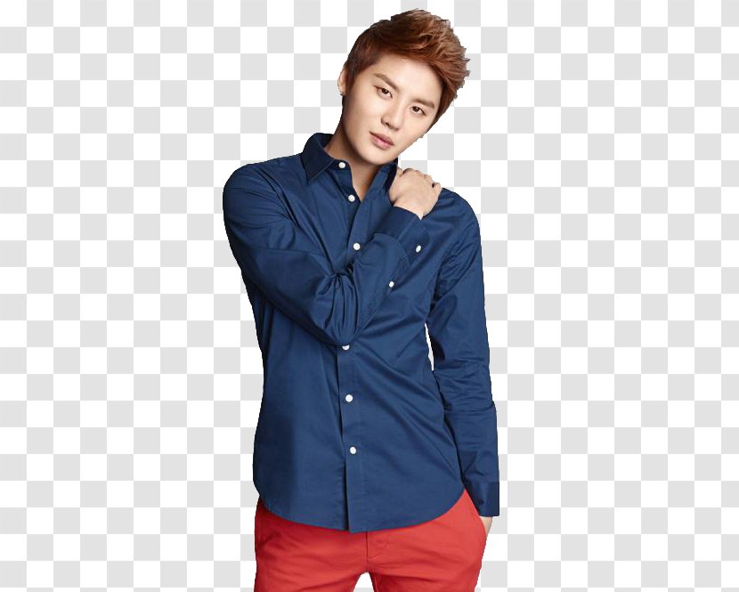 Junsu JYJ TVXQ Art Dress Shirt - Blouse - Jacket Transparent PNG