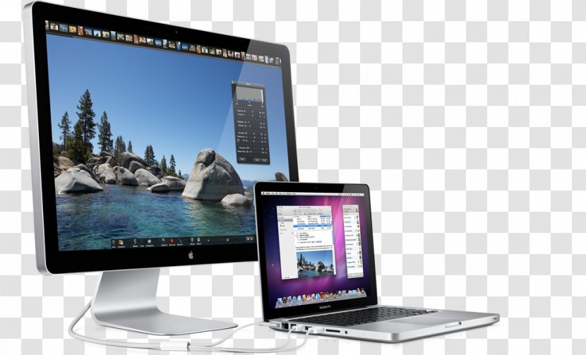 Apple Thunderbolt Display MacBook Mac Book Pro Cinema Computer Monitors - Liquidcrystal - Macbook Transparent PNG
