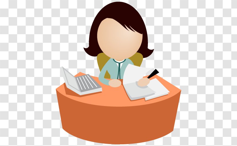 Office Download - Sitting - Woman Transparent PNG