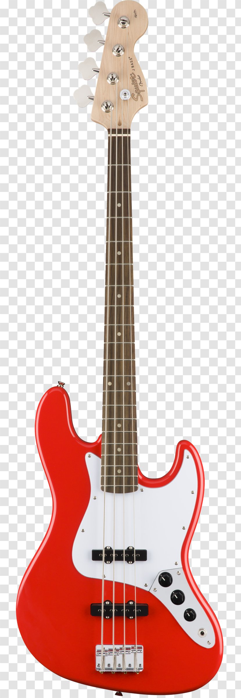 Fender Precision Bass Stratocaster Jaguar Jazz Squier - Silhouette - Guitar Transparent PNG