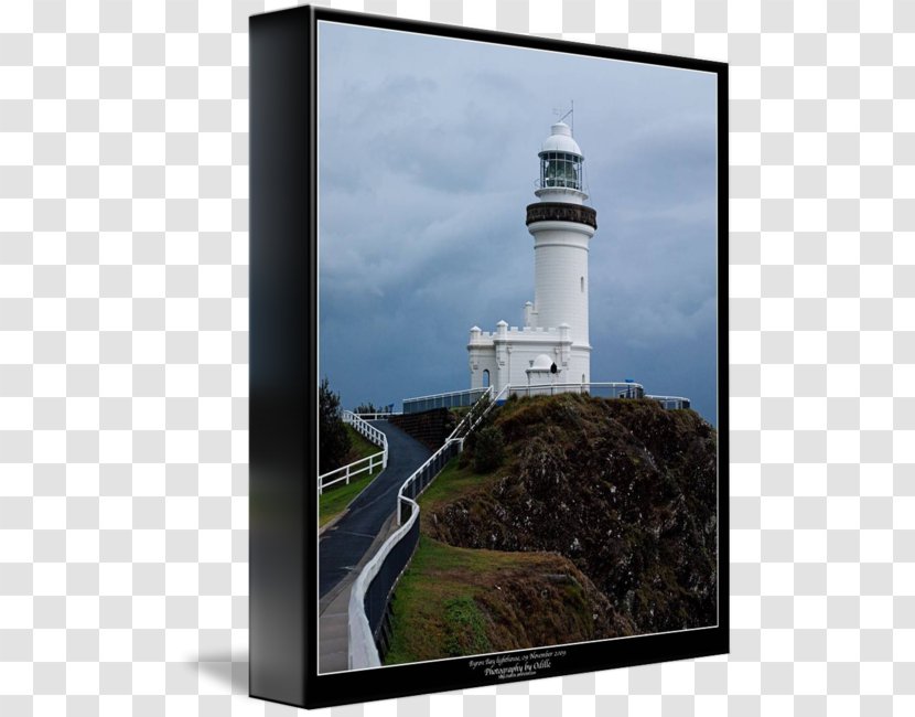 Cape Byron Light Lighthouse Gallery Wrap Beacon Canvas - Tree - Watercolor Transparent PNG