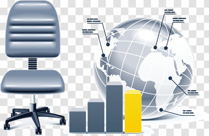 Car Wheel Business - Company - Chair Globe Data PPT Transparent PNG