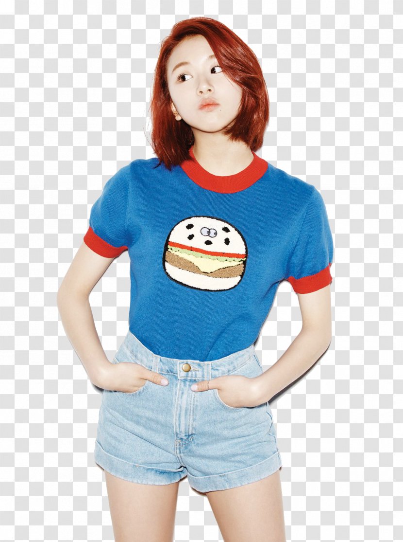 CHAEYOUNG TWICE K-pop CHEER UP Photo Shoot - Jeongyeon - T Shirt Transparent PNG