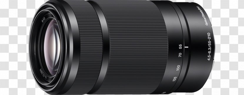 Sony E-mount E 55-210mm F/4.5-6.3 OSS F4.5-6.3 Zoom Lens α - Image Stabilization - Camera Transparent PNG