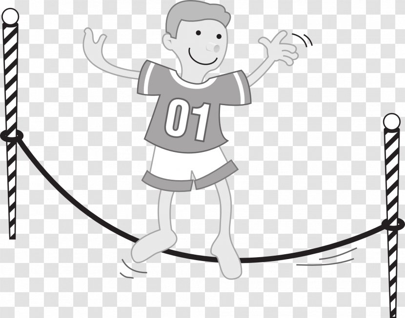 Slacklining Tightrope Walking Clip Art - Silhouette - Balance 0 2 11 Transparent PNG