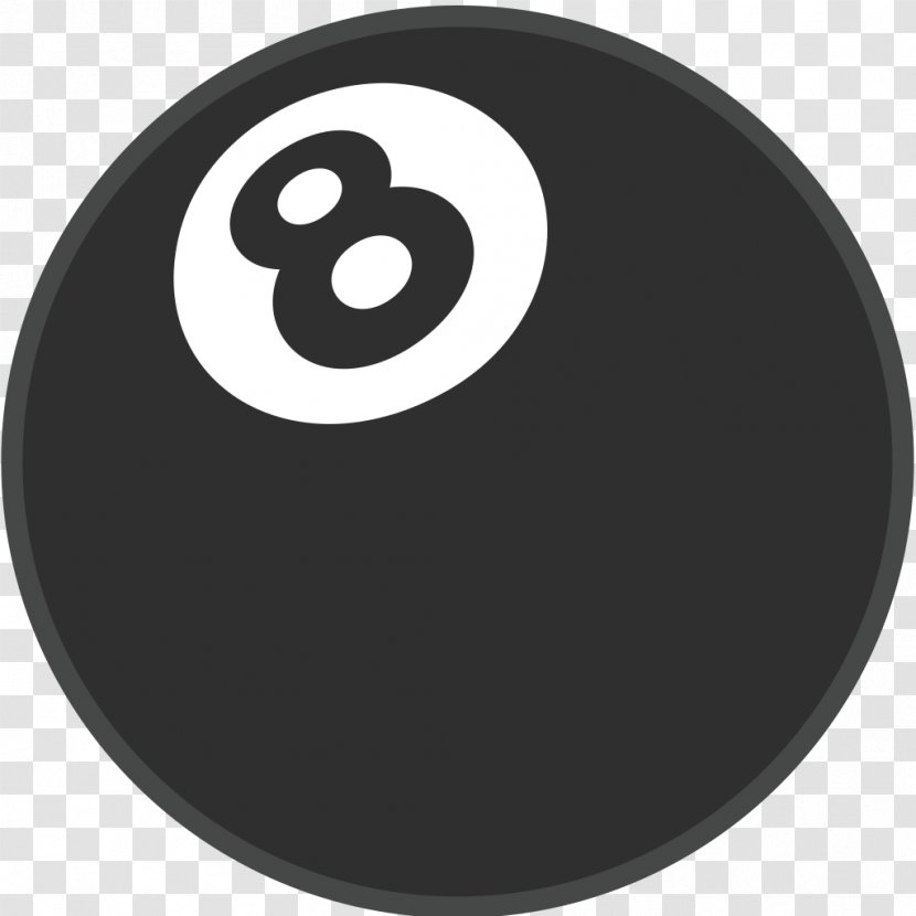 8 Ball Pool Emoji Eight-ball Line Drawing Android - Eightball - Billiards Transparent PNG