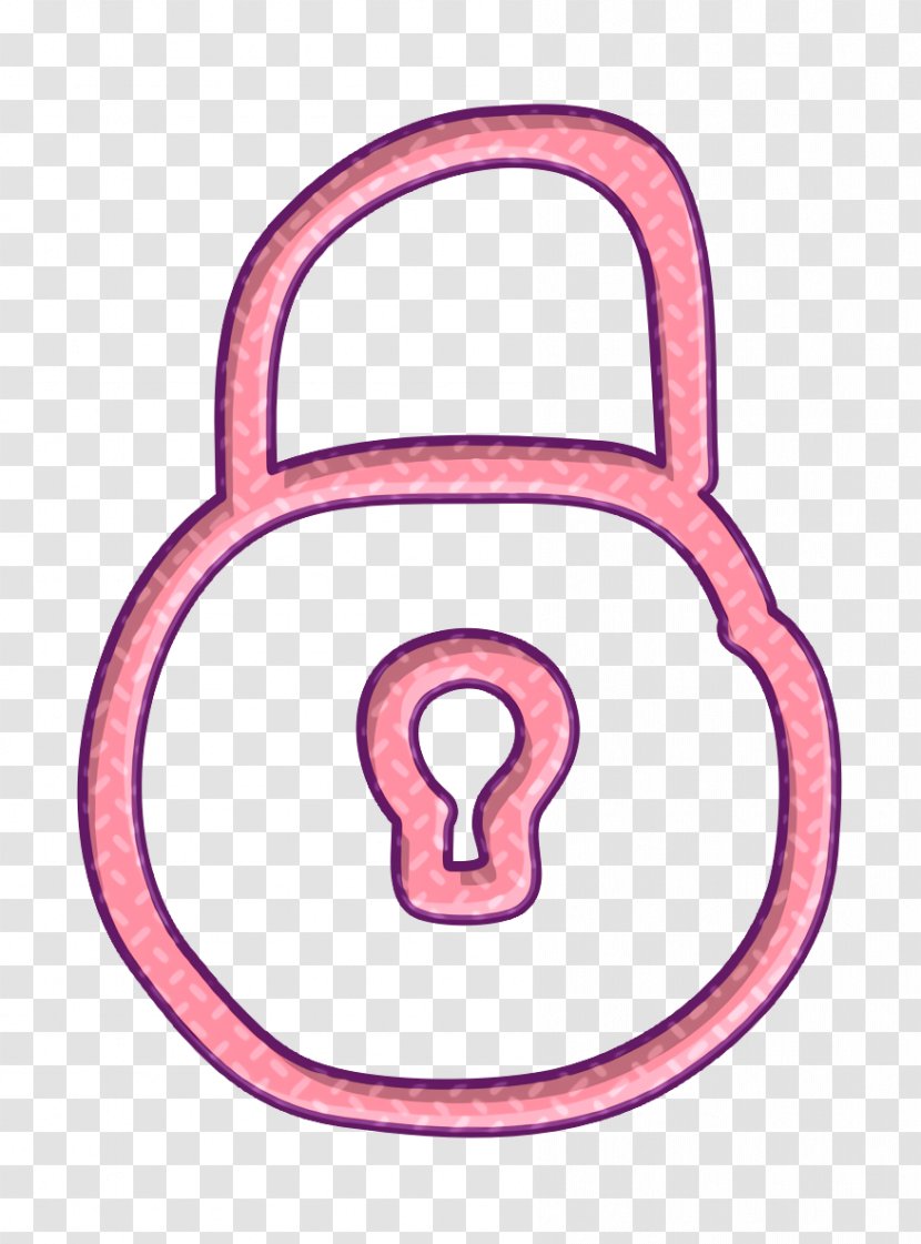 Safety Icon - Security - Hardware Accessory Pink Transparent PNG