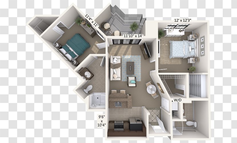 Winter Park Allegro Floor Plan Bedroom Inspired Living At Tampa - Parkland - Memory CarePark Transparent PNG