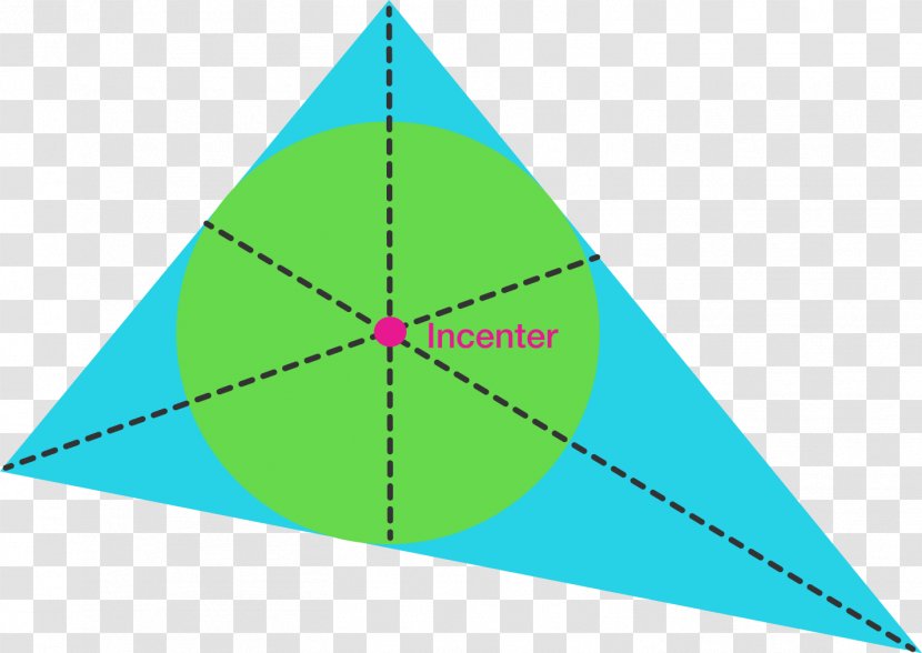 Triangle Center Incenter Point Geometry - Leaf Transparent PNG