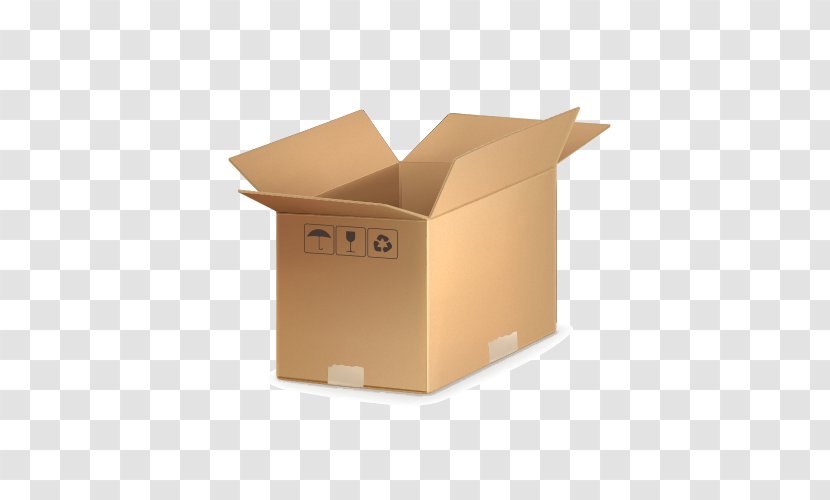 Vector Graphics Clip Art Illustration Image - Office Supplies - Cardboard Box Transparent PNG