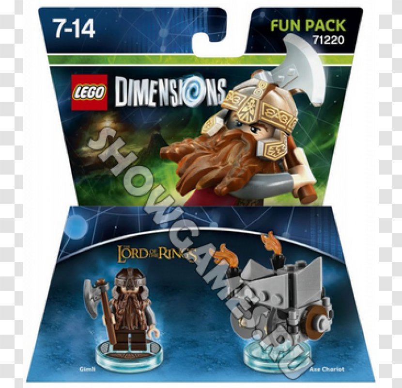 Gimli The Lord Of Rings Lego Dimensions LEGO 71210 DC Cyborg Fun Pack - Action Fiction Transparent PNG
