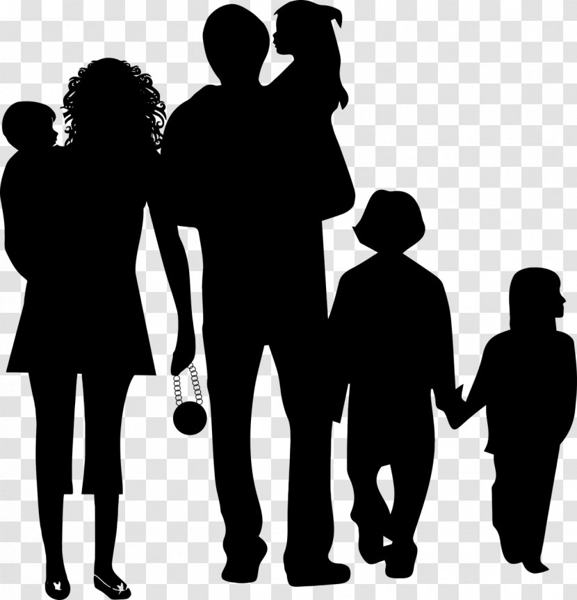 Family Silhouette Father - Parents Transparent PNG