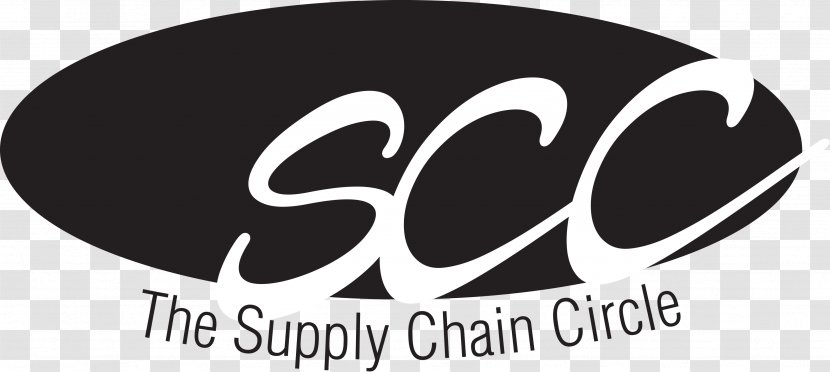 Logo Organization Supply Chain Management - Black And White - Logistics Transparent PNG