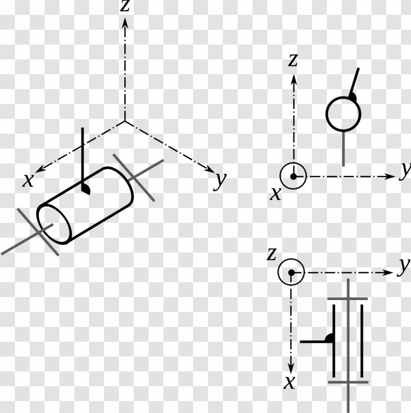 Linkage Degrees Of Freedom Technical Drawing Cartesian Coordinate System - Screw Joint - Pivot Transparent PNG