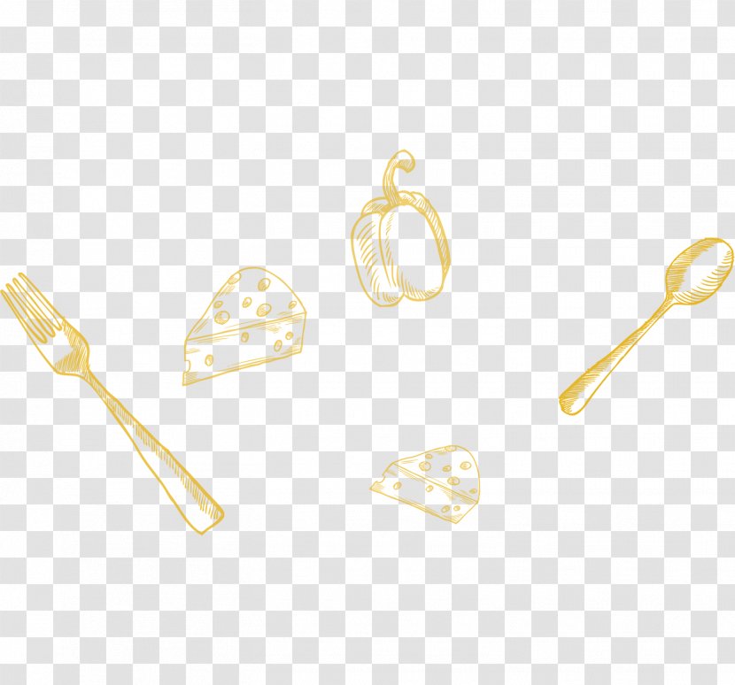 Earring Body Jewellery Product Design - Jewelry - Fork Transparent PNG