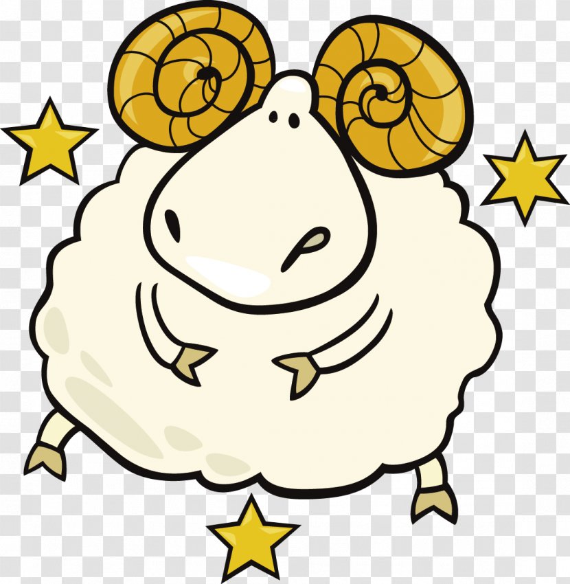 Aries Astrological Sign Zodiac Cartoon Illustration - Capricorn Transparent PNG