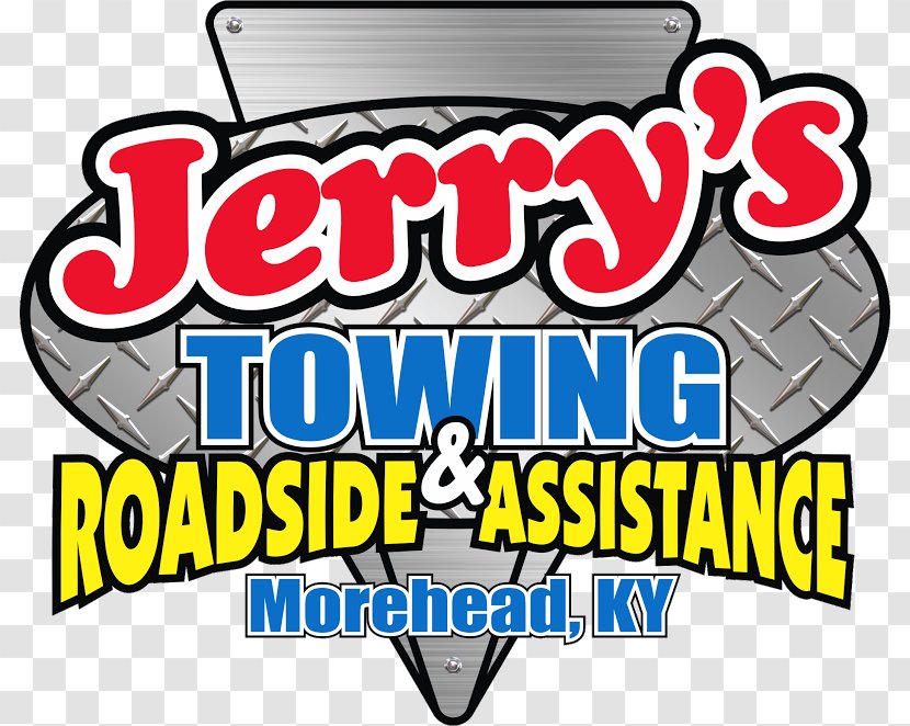 Morehead Jerry's Towing & Roadside Assistance Logo Brand - Jump Start Transparent PNG