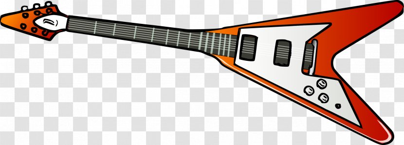 Guitar Cartoon - Musical Instruments - Plucked String Instrument Transparent PNG