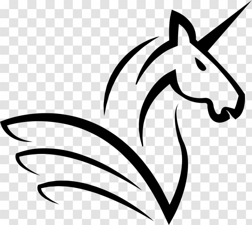 Horse Unicorn - Face Transparent PNG