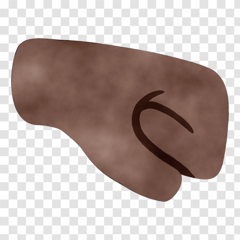 Brown Nose Beige Leather Ear Transparent PNG