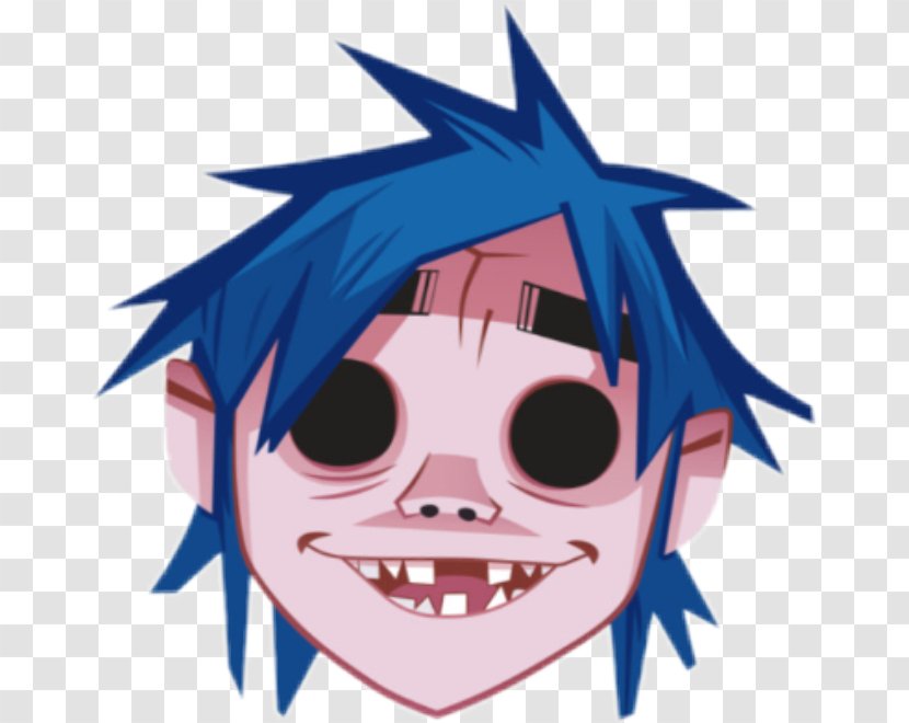 2-D Gorillaz Noodle Russel Hobbs - Frame - 2d Platform Transparent PNG