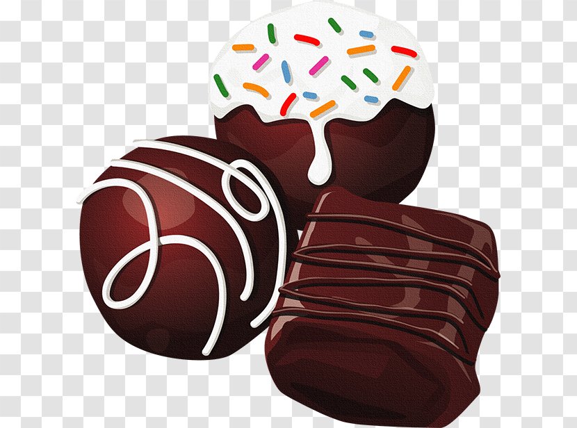 Chocolate Truffle Praline Balls Bonbon - Pastry Transparent PNG