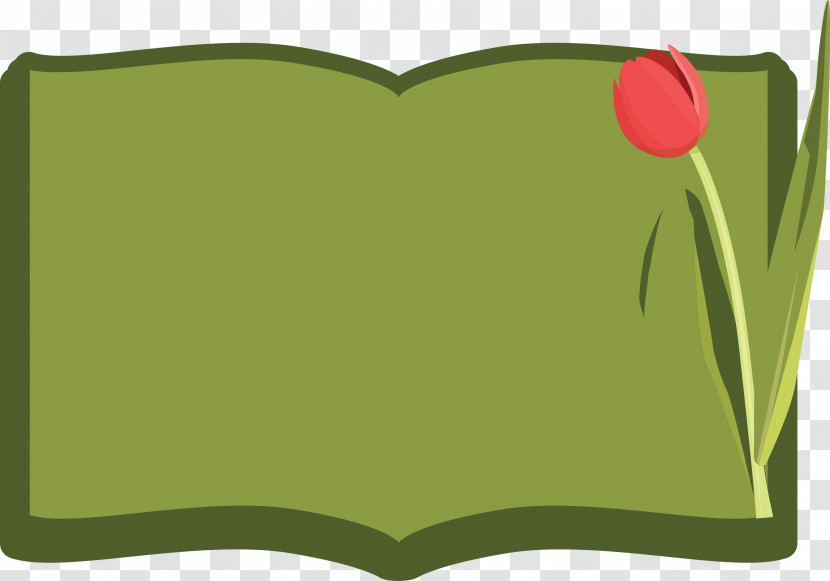 Flower Book Frame Flower Frame Book Frame Transparent PNG