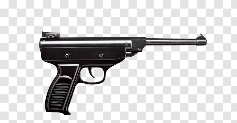 Air Gun Pistol Weapon .177 Caliber - Cartoon - Norfolk Scope Transparent PNG