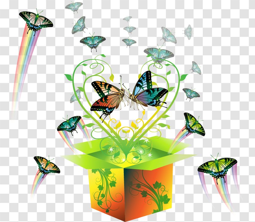 Butterfly Papillon Dog Desktop Wallpaper - Flora Transparent PNG