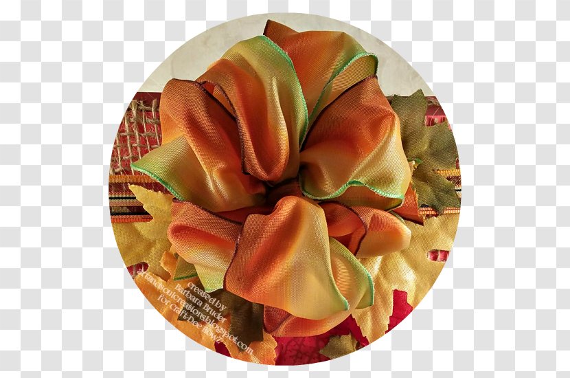 Cut Flowers Petal - Orange - Fluttering Silk Transparent PNG