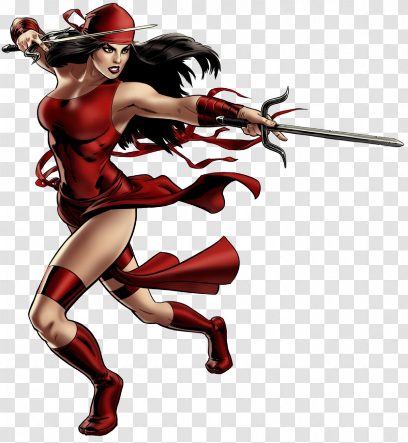 Elektra Daredevil Punisher Marvel Comics - Frame Transparent PNG