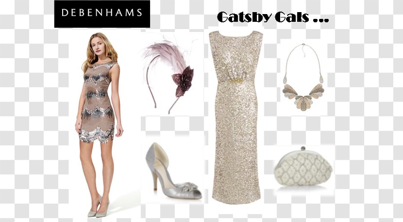 The Great Gatsby Jay 1920s Fashion Flapper - Formal Wear Transparent PNG