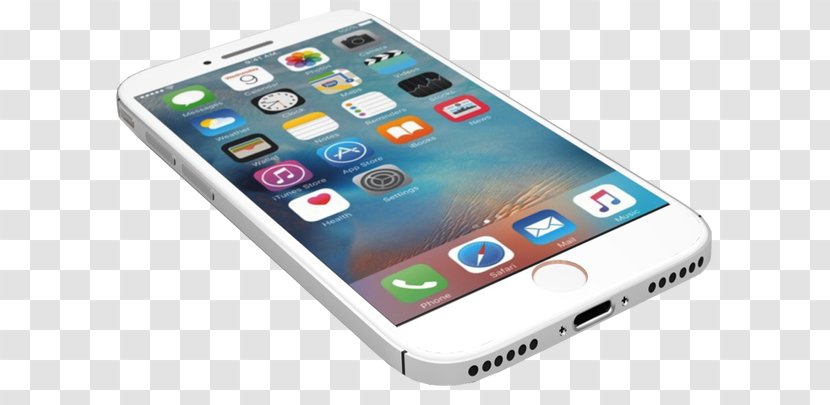 Apple IPhone 7 Plus 8 4S SE - Telephony - White Telephone Transparent PNG