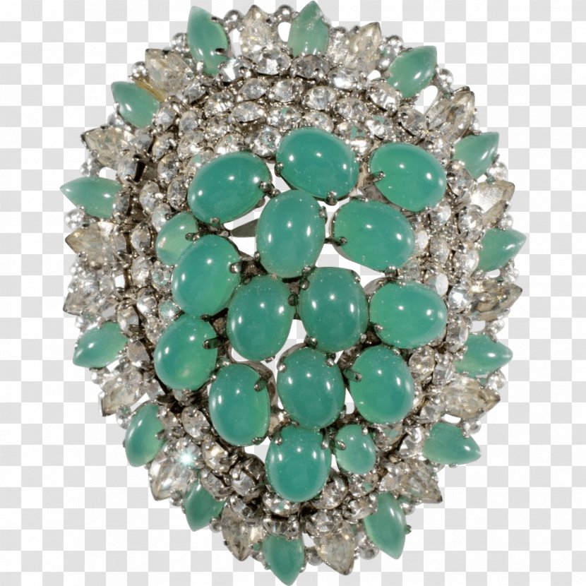 Emerald Earring Brooch Cabochon Jewellery - Christian Dior Se - Upscale Jewelry Transparent PNG
