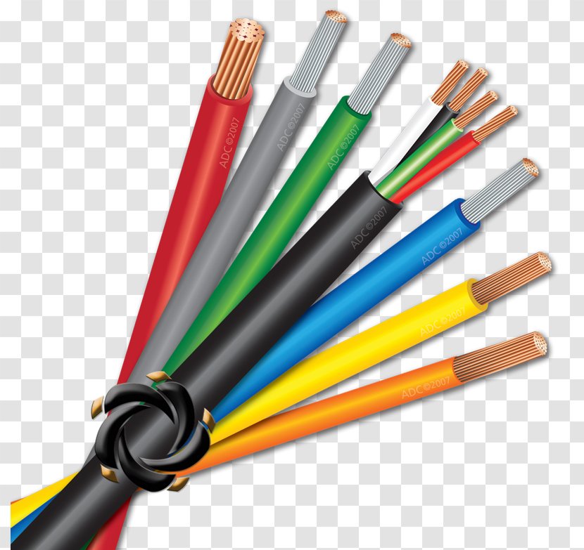 Electrical Cable Wires & Television Electricity - Coil Binding - Hook Transparent PNG