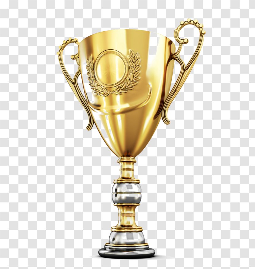 Trophy Sales Cup - Money - Gold-plated Transparent PNG
