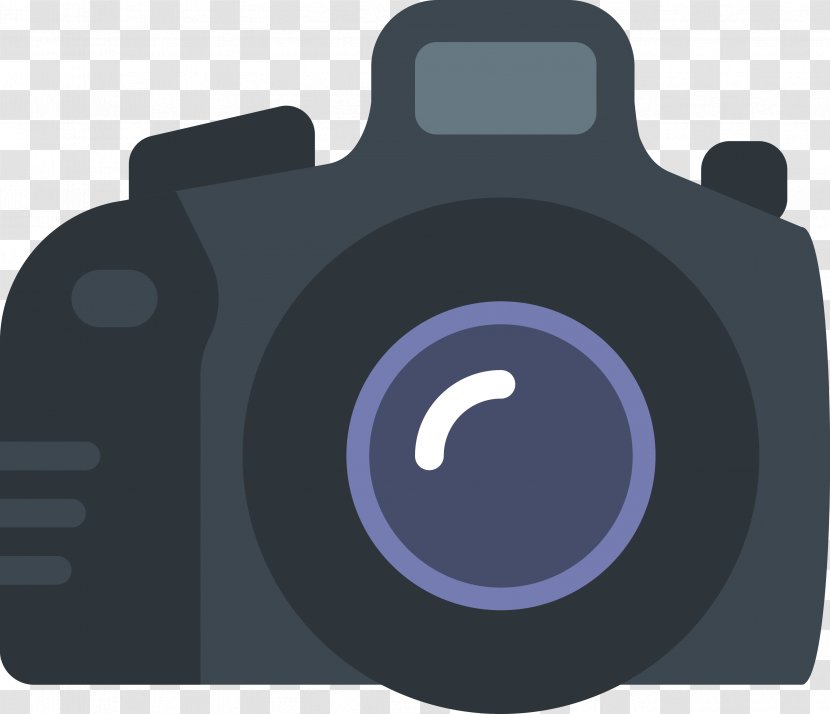Single-lens Reflex Camera Photography Icon - Lens - Vector Flat SLR Transparent PNG