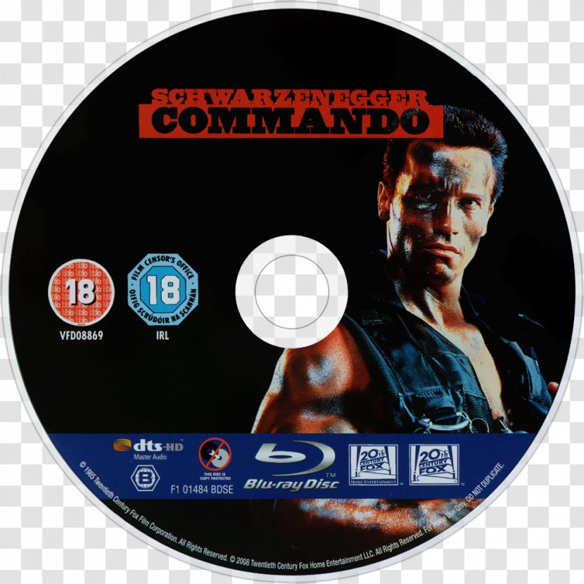 Arnold Schwarzenegger Commando Blu-ray Disc Film DVD - Dvd Transparent PNG