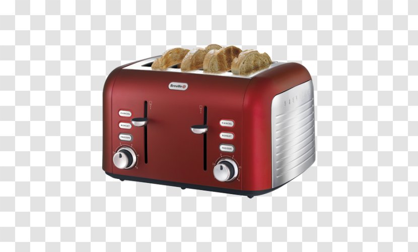 Breville BTA840XL Die-Cast 4-Slice Smart Toaster Opula 4-slice Stainless Steel Toaster, Candy Skrudintuvas VTT728X Kettle - Kitchenaid Transparent PNG