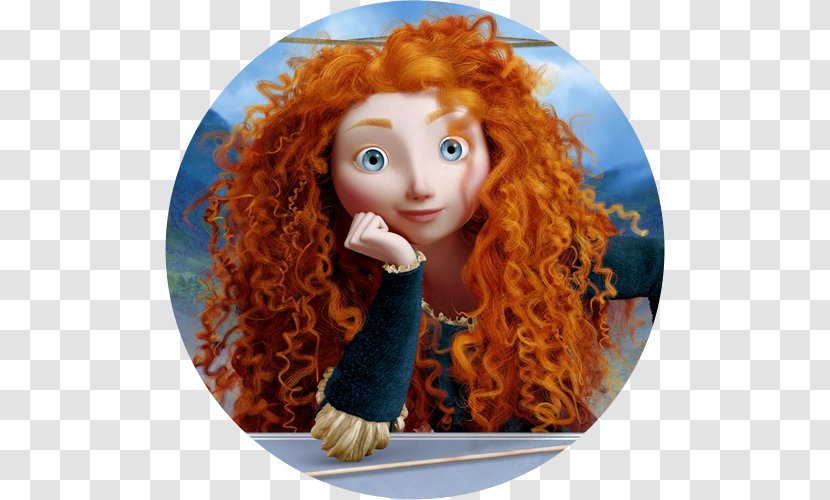 Merida Brave Red Hair Disney Princess - Doll Transparent PNG
