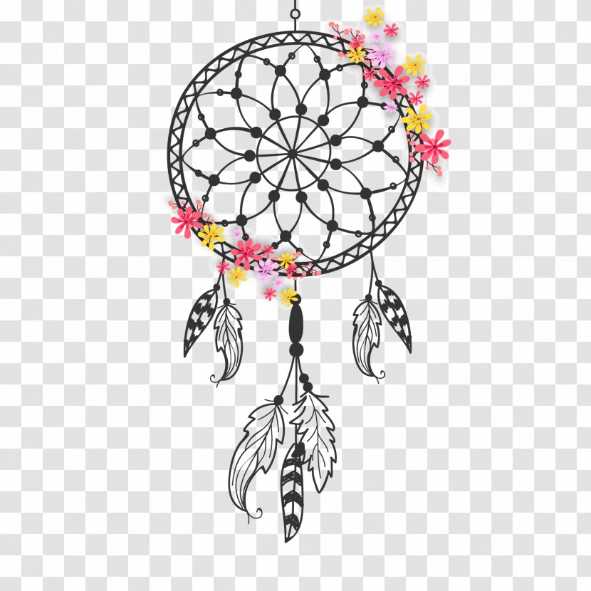 Image Dreamcatcher Vector Graphics Euclidean Design - Body Jewelry - Simple Dream Catcher Transparent PNG