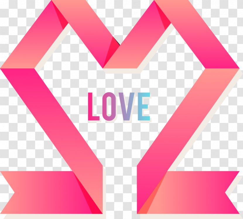 Love Gratis Romance - Text - Vector Ribbon Decoration Transparent PNG