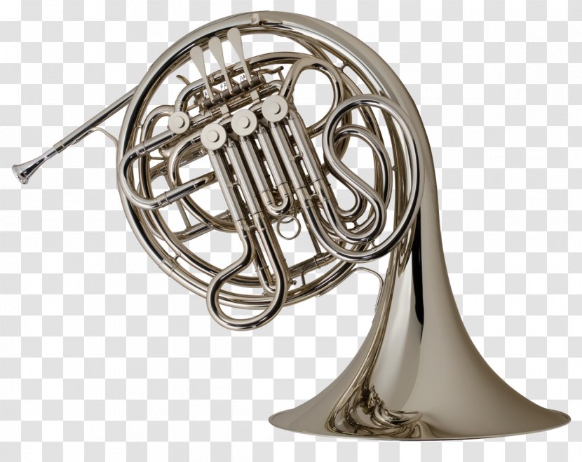 French Horns C.G. Conn Brass Instruments Musical - Watercolor - Horn Transparent PNG