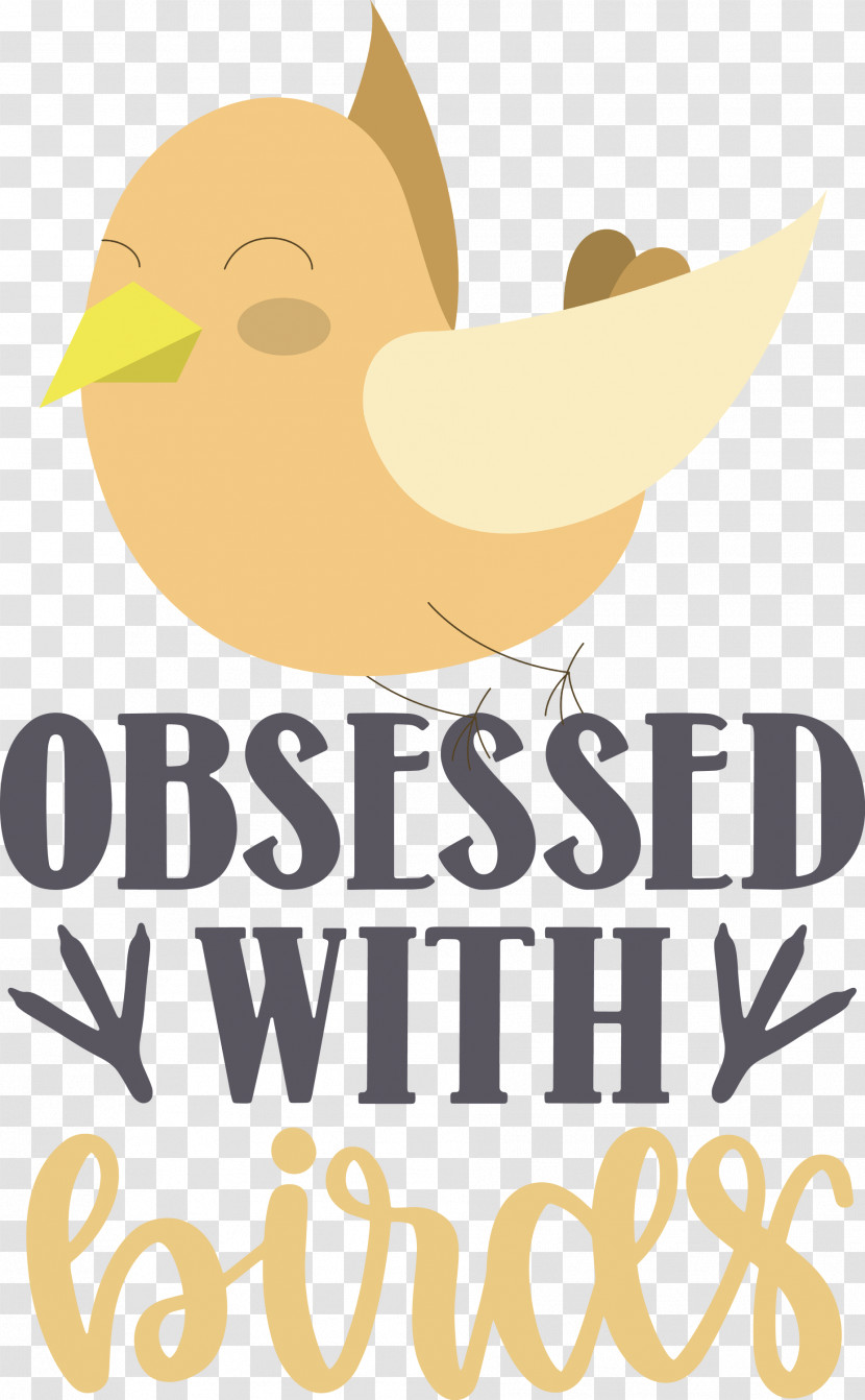 Obsessed With Birds Bird Birds Quote Transparent PNG