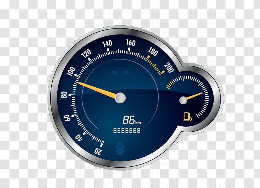 Gauge Motor Vehicle Speedometers Tachometer - Design Transparent PNG