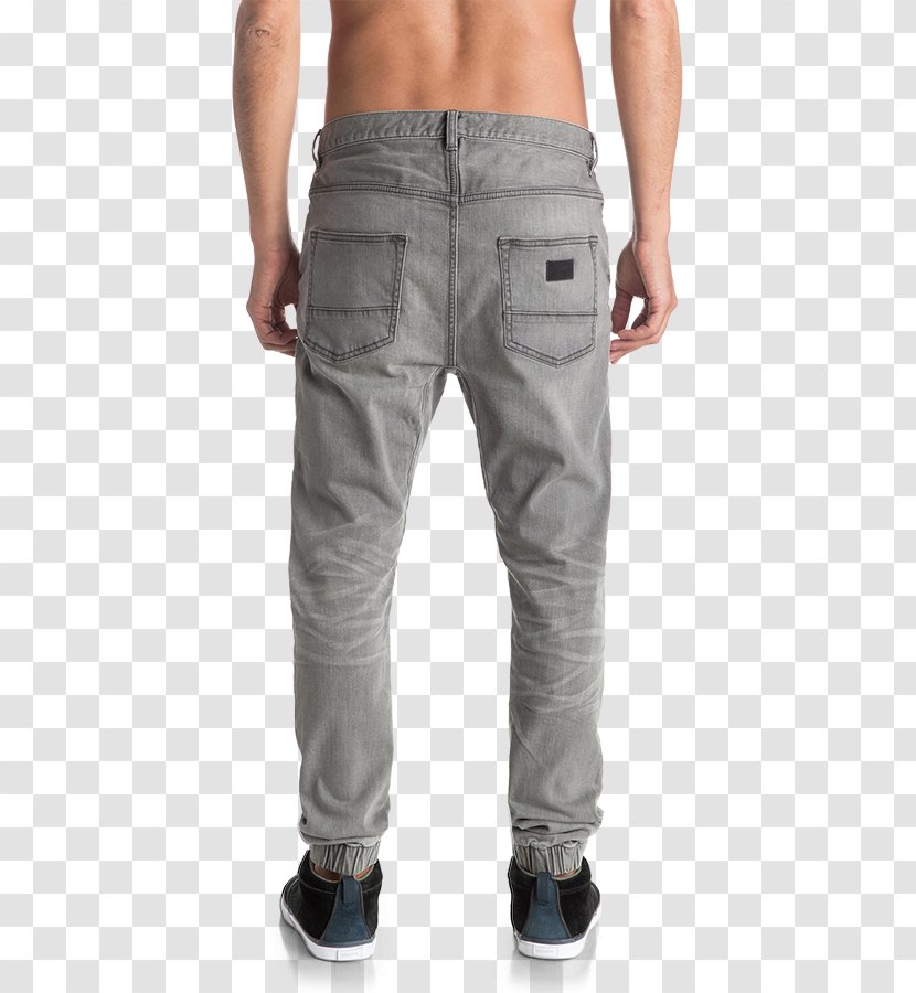 Jeans Denim Sweatpants Quiksilver - Slimfit Pants - Straight Trousers Transparent PNG