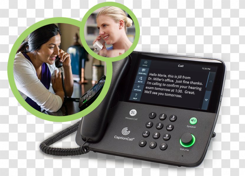Telephone Electronics Accessory Communication Product Telephony - Caption Transparent PNG