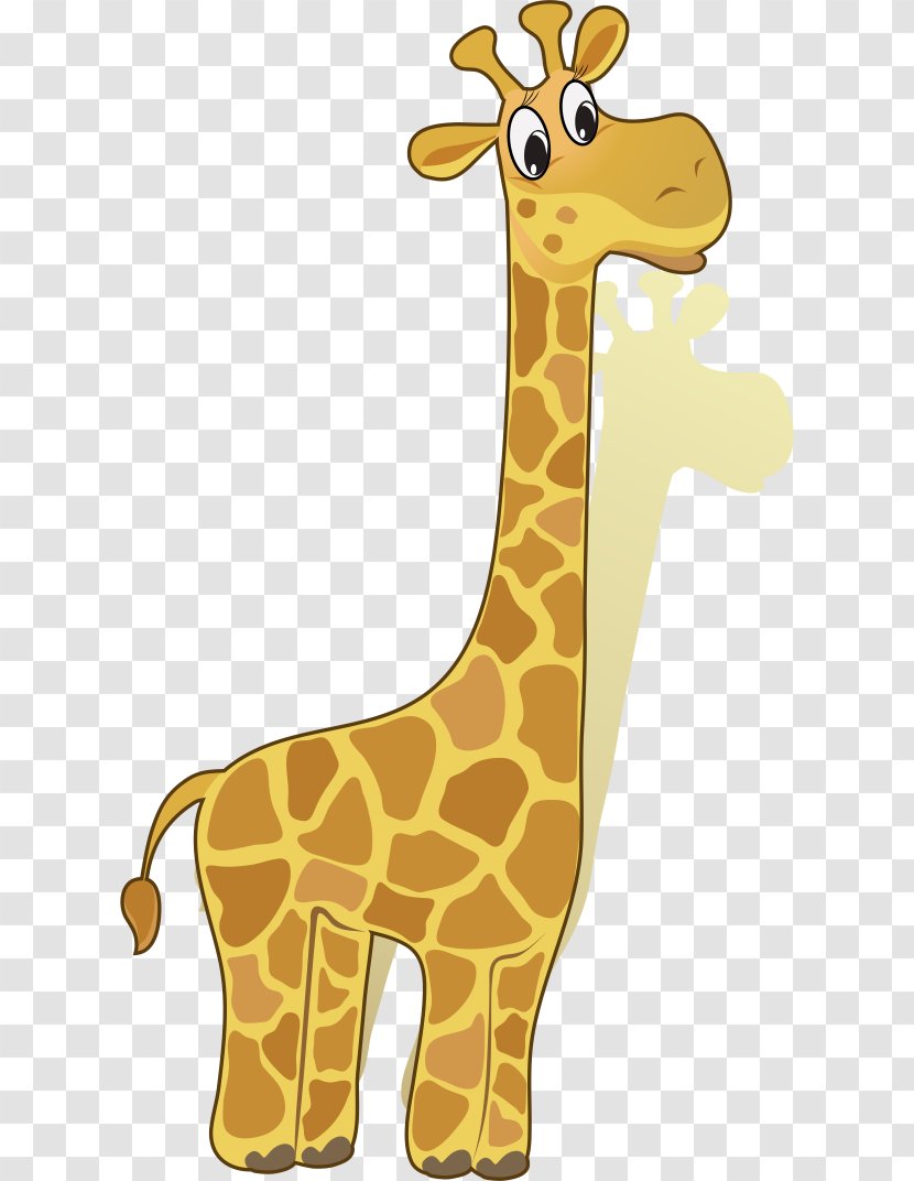 Baby Giraffes Infant Mother Clip Art - Hand-painted Giraffe Transparent PNG