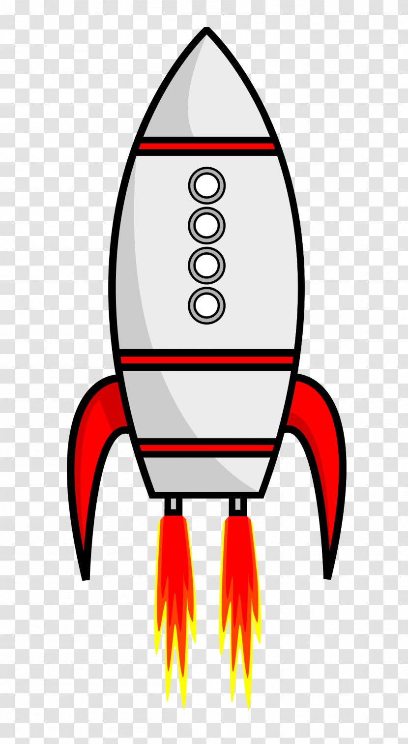 Rocket Spacecraft Cartoon - Vectot Transparent PNG